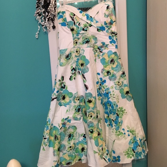 Flower print dress