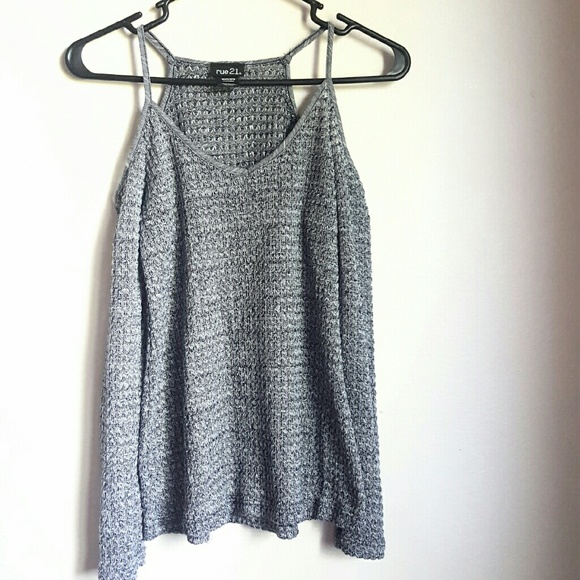 Rue 21 shoulder sweater