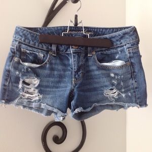 American Eagle Distressed Cut Off Jean Shorts Sz 6
