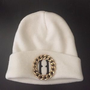 Off white "h" beanie