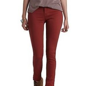 Burgundy Skinny Jeans