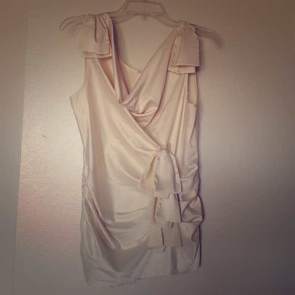 Silky creme shirt