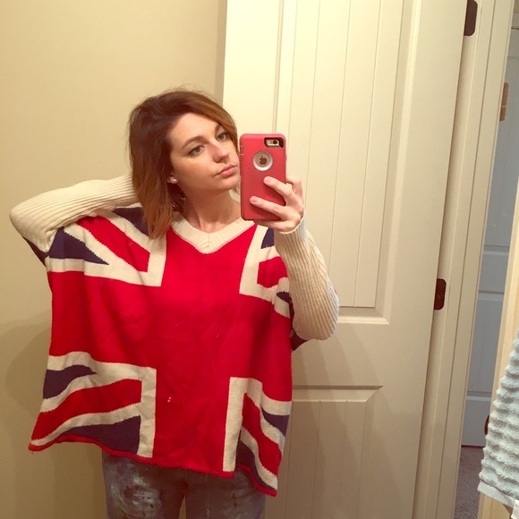 🚫🚫SOLD. Vintage London flag sweater! 🇬🇧