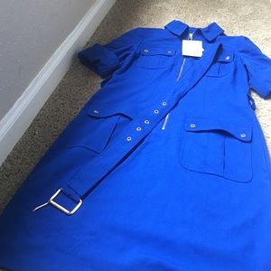 Blue and gold Micheal Kors dress!