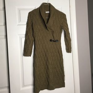 Calvin Klein sweater dress.