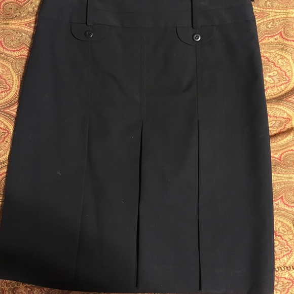 Loft black skirt