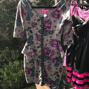 Betsey Johnson Spider Rose Dress