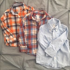 Boys 2T button up shirts