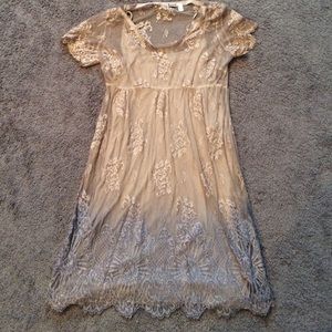 NWOT Punt Roma Lace Short Sleeve Dress