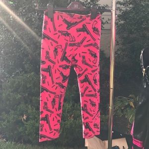Betsey Johnson Guns Cotton Lycra Leggings