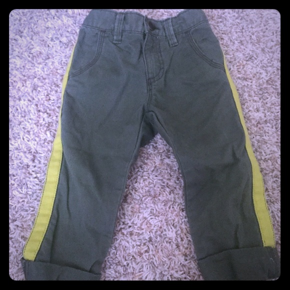 *OLD NAVY* Boys Olive Green Skinny Pants (18-24m) - Picture 1 of 4