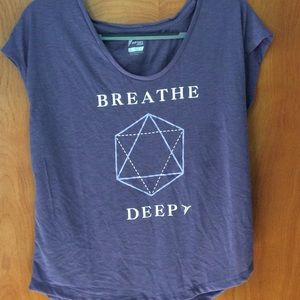 Loose fitted workout tshirt