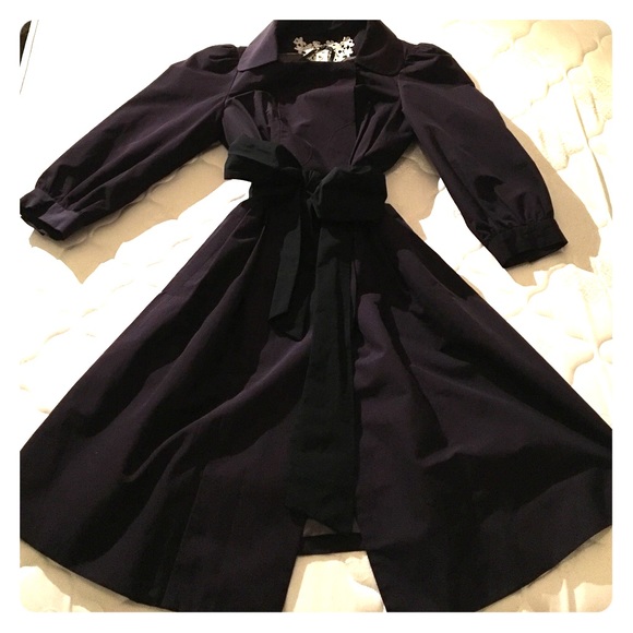 Gorgeous Anthropology Floreat Trenchcoat
