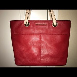 Red Michael Kors purse