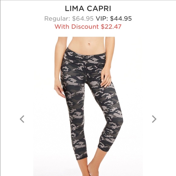 camo workout capri leggings