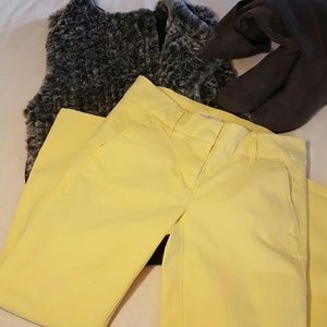 LOFT Yellow Chinos