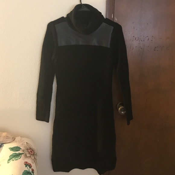 XSP Ann Taylor black sweater dress