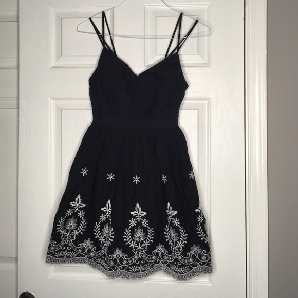 Cute dark blue summer dress
