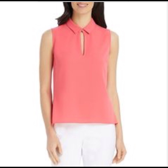 Ellen Tracy sleeveless blouse in watermelon