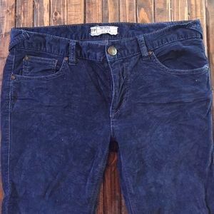Free People Navy Corduroys SZ 28