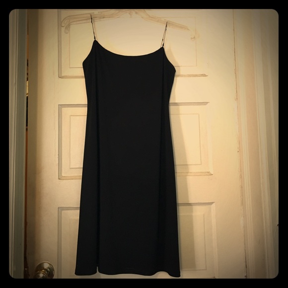 Classic black dress.