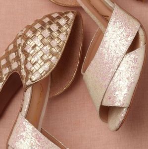 Sale! Luiza Barcelos BHLDN Glitter Heels