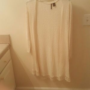 Boho Long Lace Cardigan