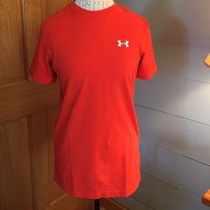 Orange Under Armour t shirt