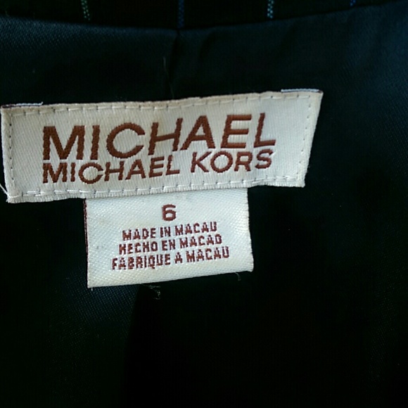 Michael Kors Black Striped Blazer - Picture 4 of 4