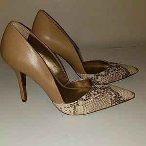 Snakeskin print (worn once)