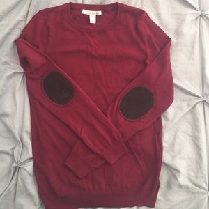 Forever 21 Sweater with brown cord elbow patch.