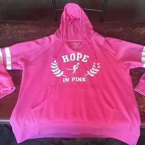 Breast cancer awareness pullover