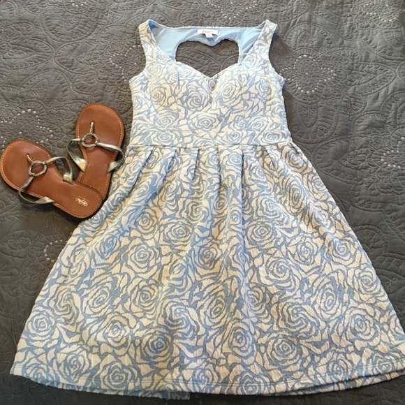 Candie's blue and white dress