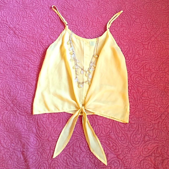 Yellow tank top