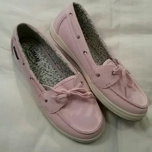 NWOT -Eastland Pink Boat Shoes -size 8