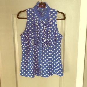 LAST CHANCE Adorable polka dot blouse!
