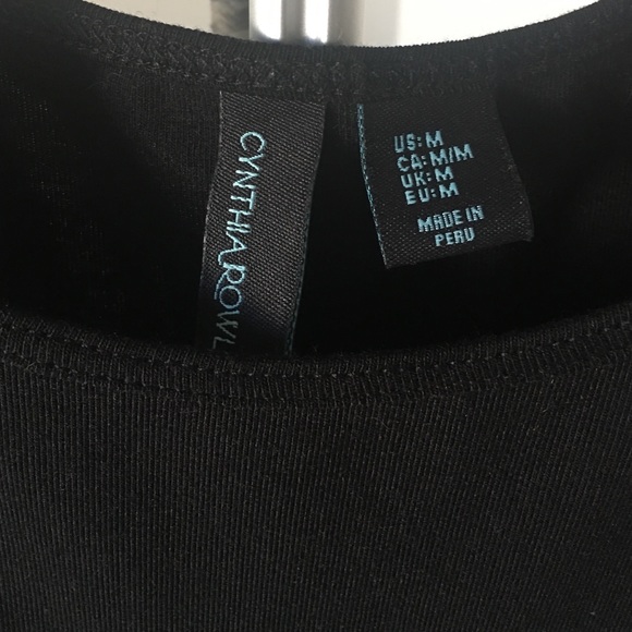 Cynthia Rowley NWOT Black Camisole - Picture 2 of 3