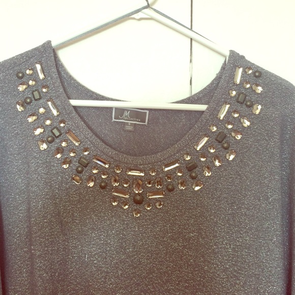 Sparkly jewel embellished top - Picture 2 of 4