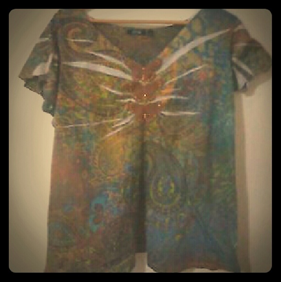 Apt. 9 Hippie Boho Top XL