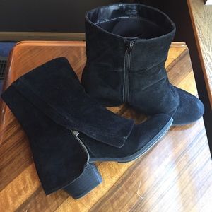 Fergalicious mid calf black boots