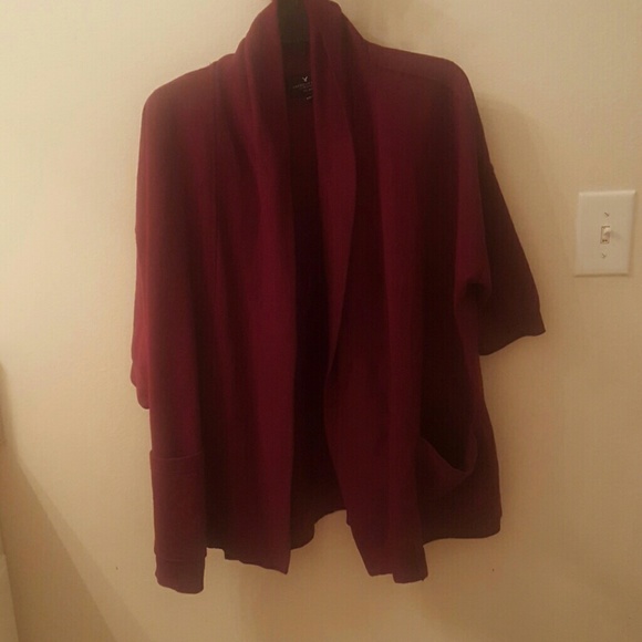 Oversized Burgundy Cardigan NEW(took off tags)
