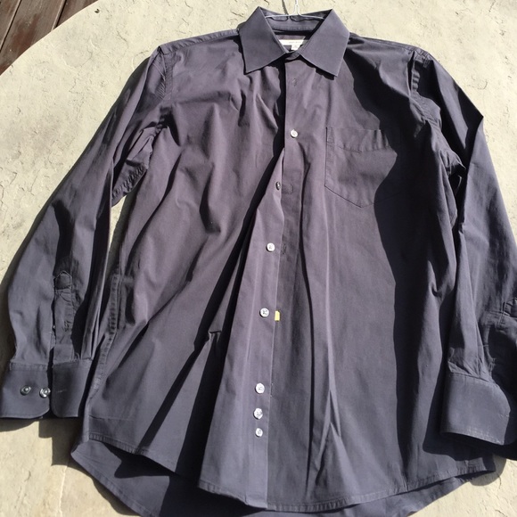 Merona Grey Button Down Dress Shirt - Picture 1 of 3
