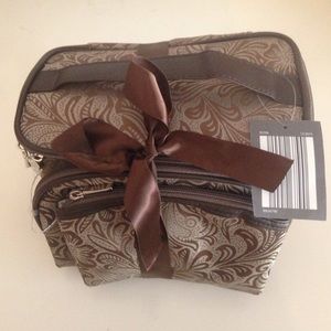 3 Piece Cosmetic Bag Set- NEVER USED
