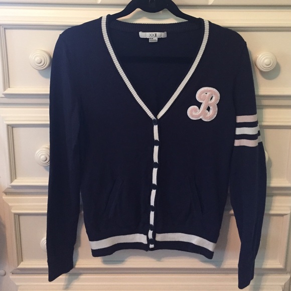 Forever 21 Varsity Cardigan - Picture 1 of 3