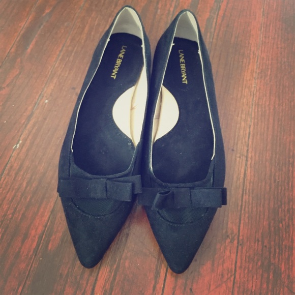Lane Bryant Black Flats - 9W