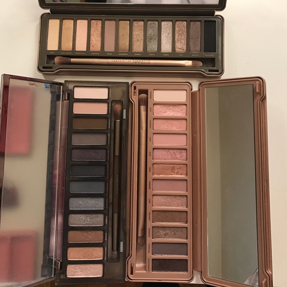 Urban Decay NAKED 1,2,3 Lot used