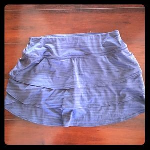 Athleta Striped Swagger Skort