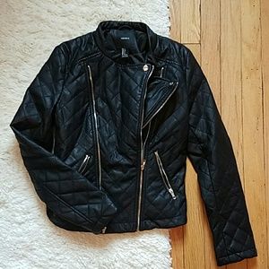 Faux Leather Jacket