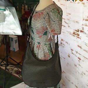 Michael Kors Rhea Micro-Stud Medium  Shoulder Bag