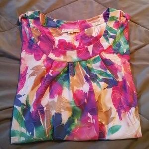 Closet CLOSING Colorful short sleeve top